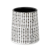 ZAHNPUTZBECHER  - Schwarz/Weiß, KONVENTIONELL, Keramik (9/10/9cm) - Schöner Wohnen