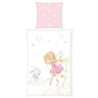 KINDERBETTWÄSCHE Renforcé 135/200 cm  - Pink/Weiß, KONVENTIONELL, Textil (135/200cm)