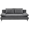 SCHLAFSOFA in Mikrofaser Anthrazit  - Anthrazit/Schwarz, Konventionell, Holzwerkstoff/Kunststoff (212/88/101cm) - MID.YOU