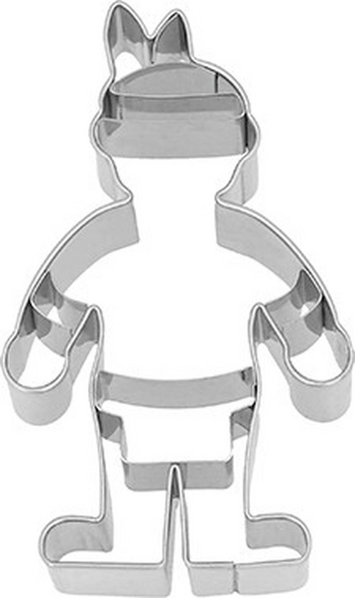 KEKSAUSSTECHFORM - Silberfarben, Basics, Metall (5,0/8,5/2,5cm) - Birkmann