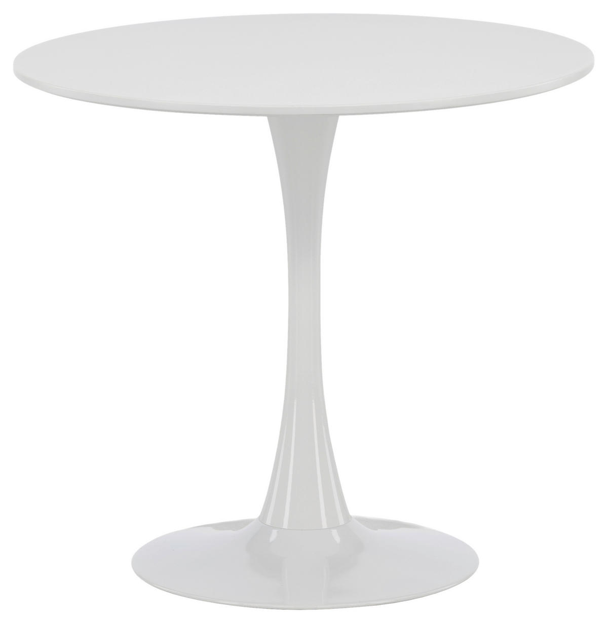 ESSTISCH in Metall, Holzwerkstoff 80/80/75 cm  - Hellgrau/Weiß, Design, Holzwerkstoff/Metall (80/80/75cm) - Livetastic