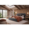 POLSTERBETT 180/200 cm  in Graphitfarben  - Graphitfarben, Modern, Holz/Holzwerkstoff (180/200cm) - MID.YOU
