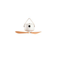 DECKENVENTILATOR - Braun/Weiß, Design, Kunststoff (27/9cm)