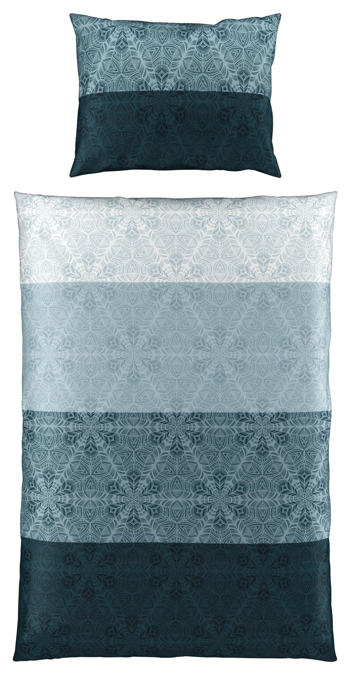 POVLEČENÍ, satén, modrá, 140/200 cm - modrá, Konvenční, textil (140/200cm) - Esposa