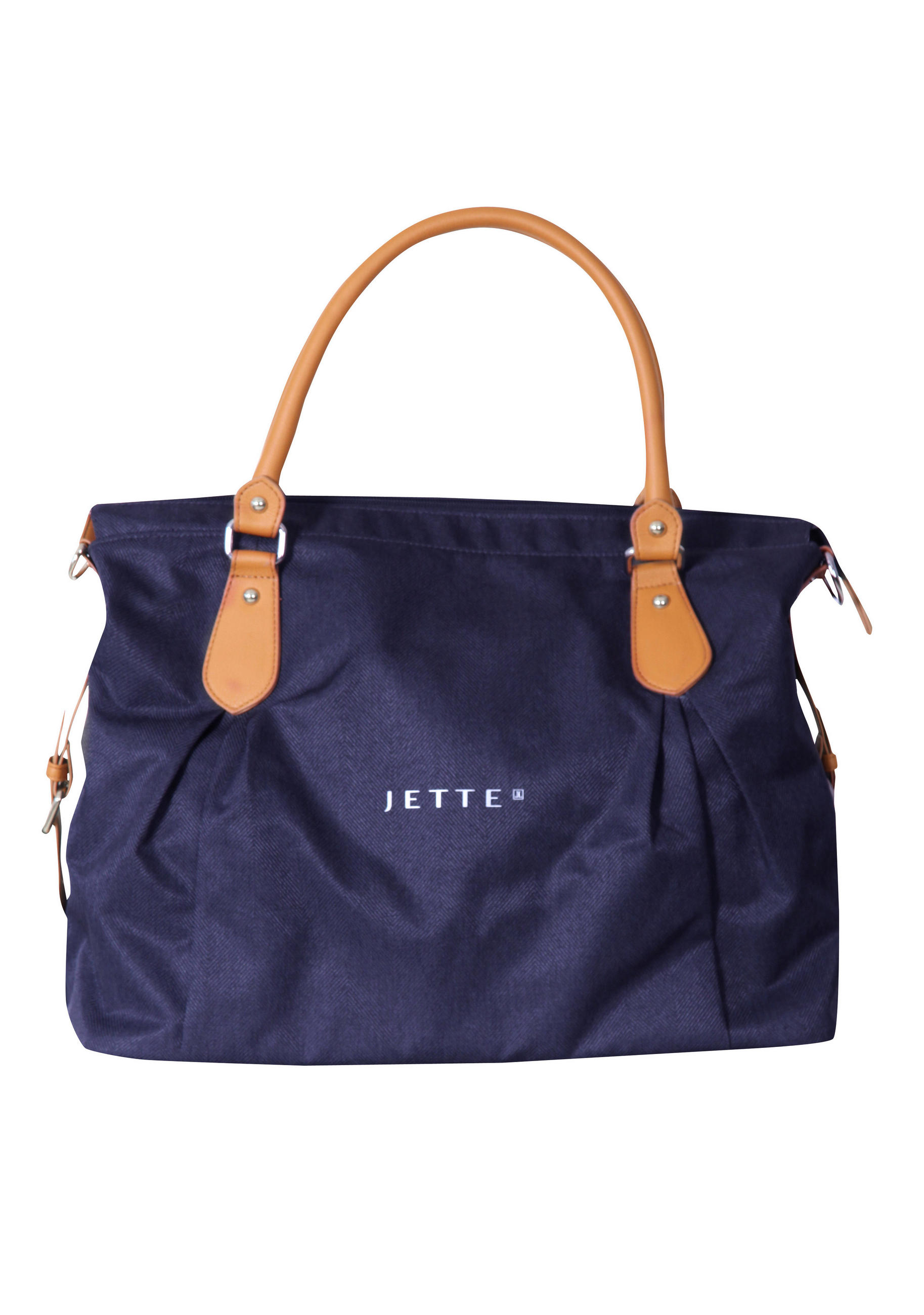 WICKELTASCHE Jessica  - Weiß/Dunkelblau, Basics, Textil (42/18/31cm) - Jette