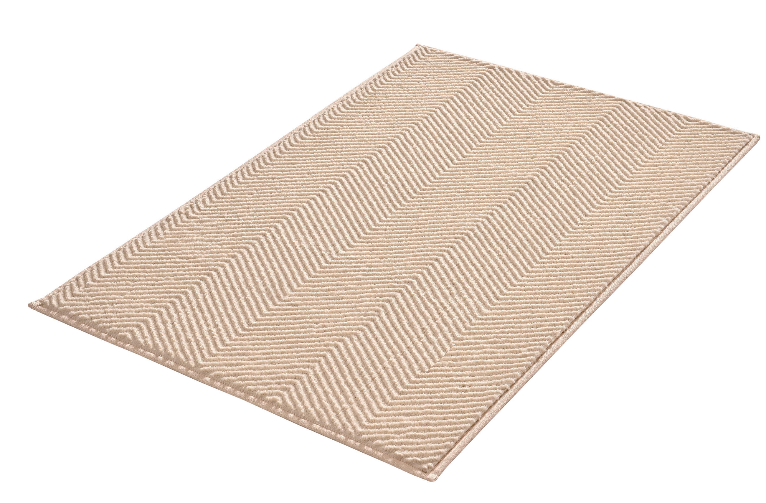 FÜRDŐSZOBASZŐNYEG   világosbarna   - világosbarna, Basics, műanyag (90/60/1cm) - Kleine Wolke