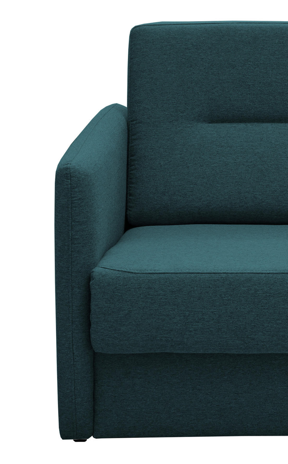 SCHLAFSOFA in Mikrofaser Blau  - Blau/Schwarz, KONVENTIONELL, Kunststoff/Textil (147/89/87cm) - Livetastic