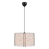 HÄNGELEUCHTE Cardine 50/37,5 cm   - Schwarz/Weiß, Design, Kunststoff/Metall (50/37,5cm) - Nordlux