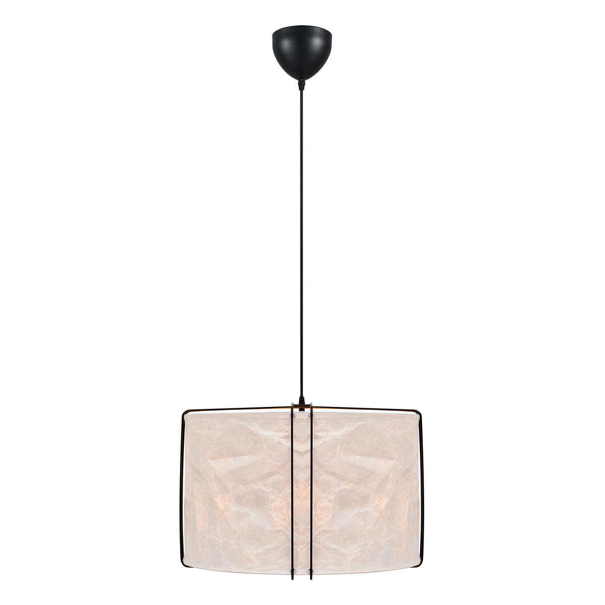 HÄNGELEUCHTE Cardine 50/37,5 cm   - Schwarz/Weiß, Design, Kunststoff/Metall (50/37,5cm) - Nordlux