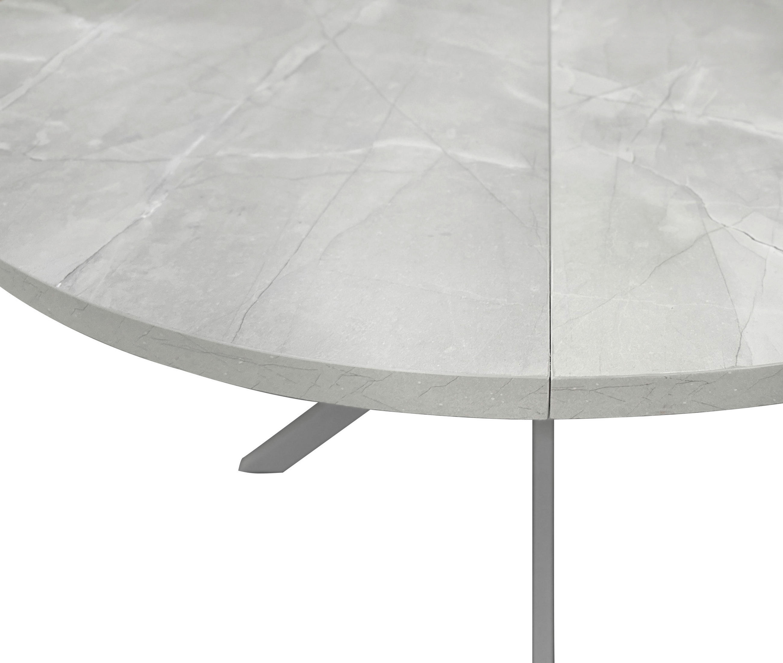 ESSTISCH in Metall, Holzwerkstoff 120/120/75 cm  - Grau, MODERN, Holzwerkstoff/Metall (120/120/75cm) - MID.YOU
