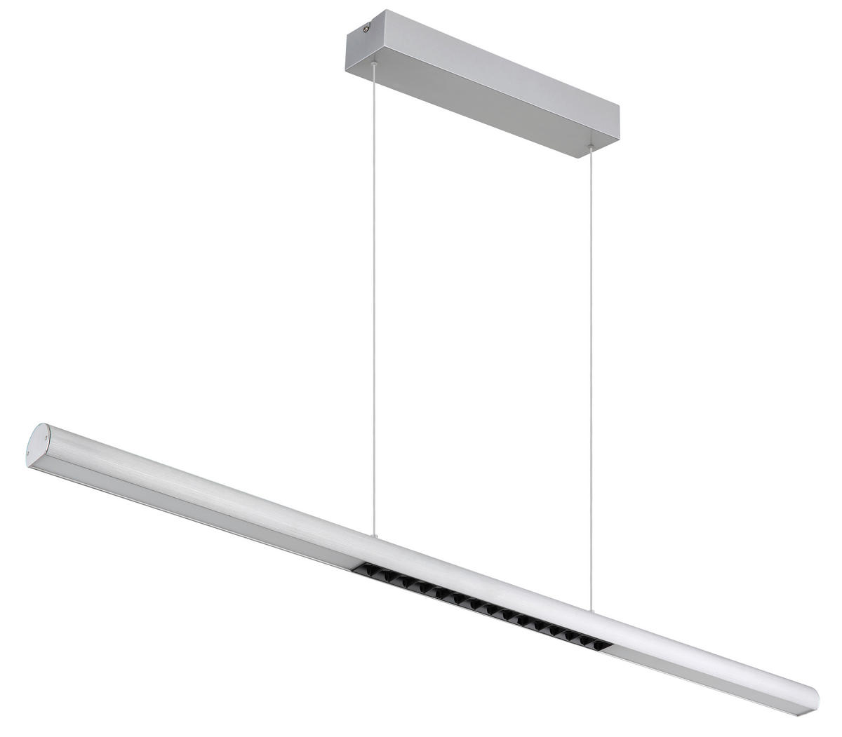 LED-HÄNGELEUCHTE 120/8/150 cm  - Transparent/Weiß, Design, Kunststoff/Metall (120/8/150cm) - Globo
