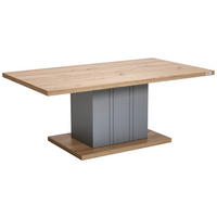 COUCHTISCH 115/65/46 cm rechteckig Grau, Eiche Artisan  - Eiche Artisan/Grau, KONVENTIONELL, Holzwerkstoff (115/65/46cm) - Hom`in