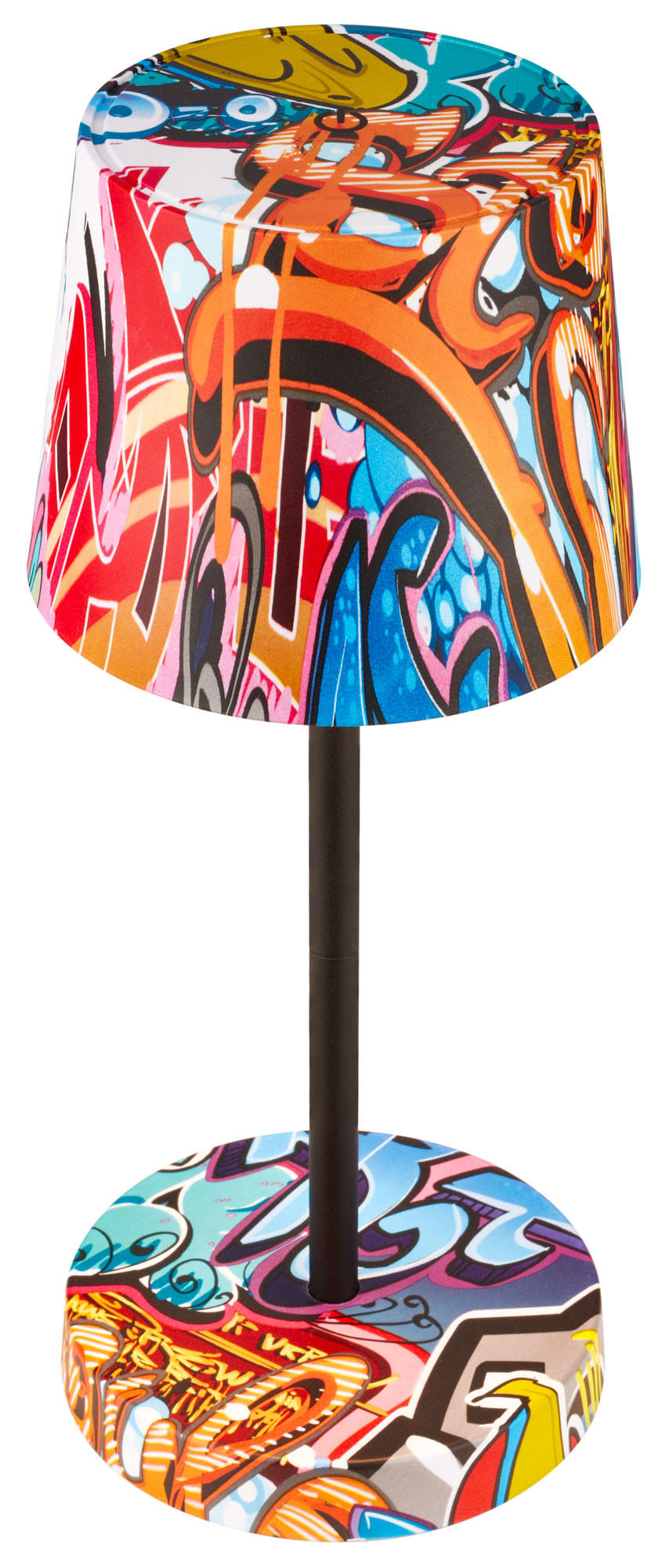 PUNJIVA STONA LAMPA - višebojna, Osnovno, plastika (10,5/26cm)