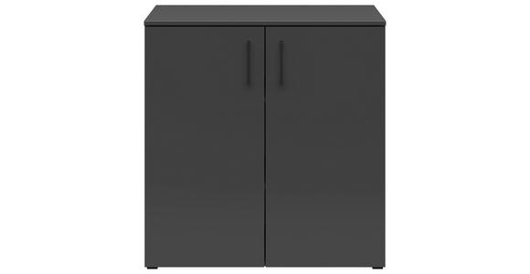 KOMMODE 80/83/52 cm in Graphitfarben - Anthrazit/Schwarz, MODERN, Holzwerkstoff/Kunststoff (80/83/52cm) - Carryhome