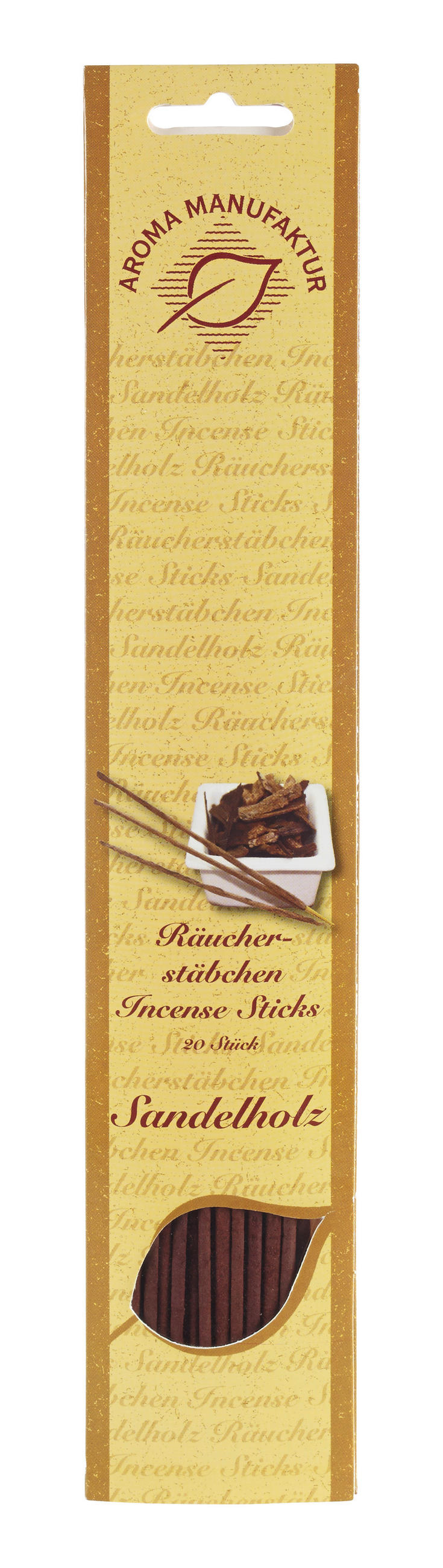 VONNÉ TYČINKY santalové dřevo - světle hnědá, Basics, dřevo (32/6,5/0,5cm)