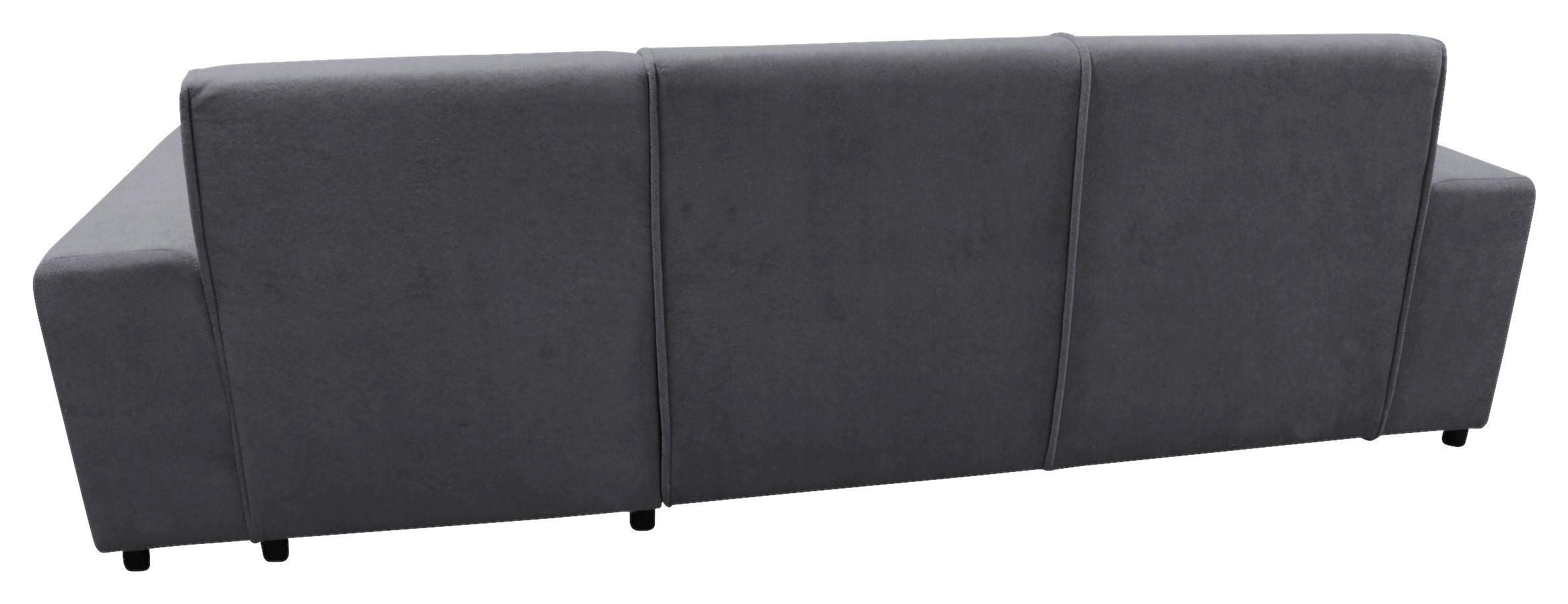 Thumbnail - Mid.you Ecksofa Classic, Dunkelgrau, Textil, 3-Sitzer, Füllung: Schaumstoff, 270x175 cm, Made in EU, Wohnzimmer, Sofas &...