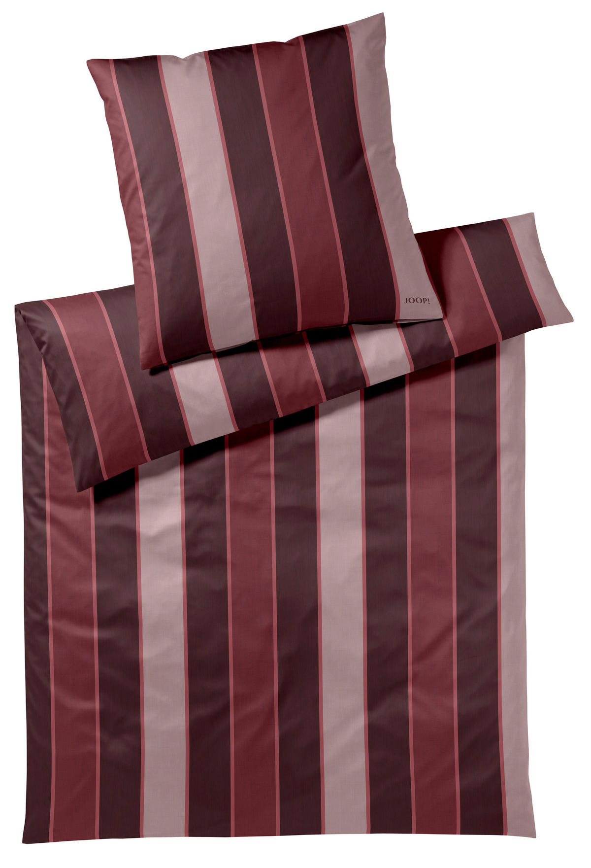 BETTWÄSCHE Makosatin 140/200 cm  - Rot, Basics, Textil (140/200cm) - Joop!