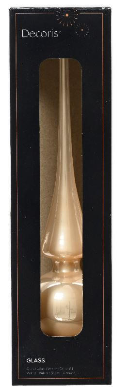 CHRISTBAUMSPITZE  - Perlmutt, KONVENTIONELL, Glas (26cm)