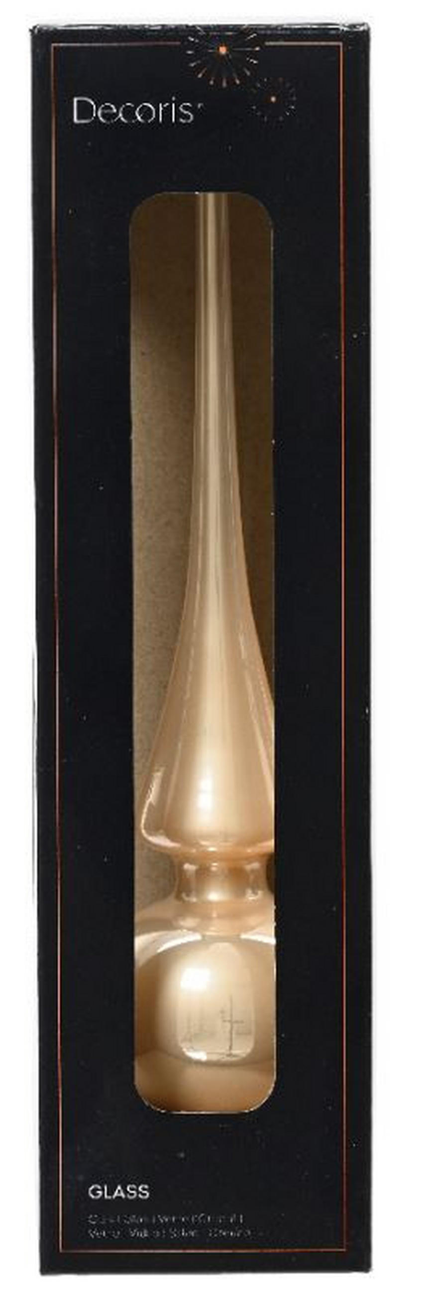 CHRISTBAUMSPITZE  - Perlmutt, KONVENTIONELL, Glas (26cm)