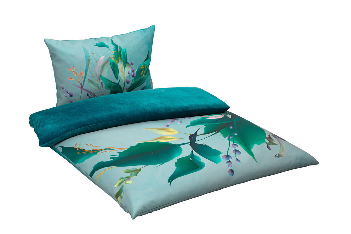 POSTELJINA SA DVA LICA 140/200 cm saten zelena  - zelena, Osnovno, tekstil (140/200cm) - Esposa