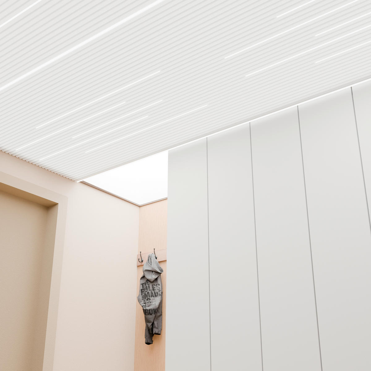 AKUSTIKPANEEL  - Weiß, Basics, Kunststoff (20/240/1,8cm)