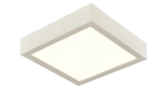 LED-DECKENLEUCHTE 22,5/22,5/3,6 cm   - Weiß, KONVENTIONELL, Kunststoff (22,5/22,5/3,6cm) - Boxxx