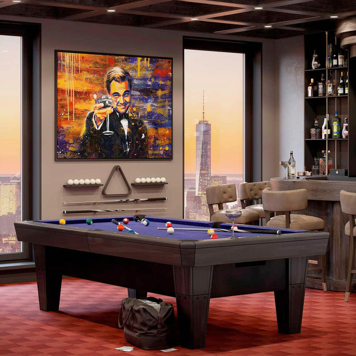 KUNSTDRUCK  - Multicolor, Basics, Holz (200x150cm)