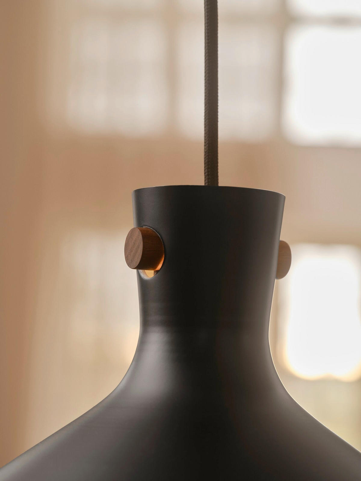 PENDELLEUCHTE Dorina 21.6 cm  - Schwarz, Design, Metall (21.6cm) - Nordlux
