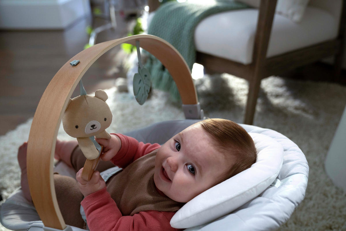 SCHAUKELWIPPE COZY  - Multicolor/Weiß, Basics, Kunststoff/Textil (56,4/53,1/67,6cm)