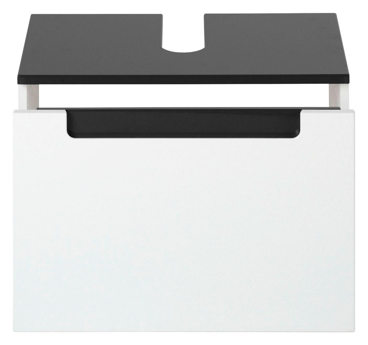 WASCHBECKENUNTERSCHRANK 60/40/35 cm  - Anthrazit/Weiß, MODERN, Holzwerkstoff (60/40/35cm) - Held