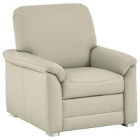SESSEL Chenille Silberfarben  - Silberfarben/Alufarben, Konventionell, Textil/Metall (88/96/89cm) - Beldomo Comfort