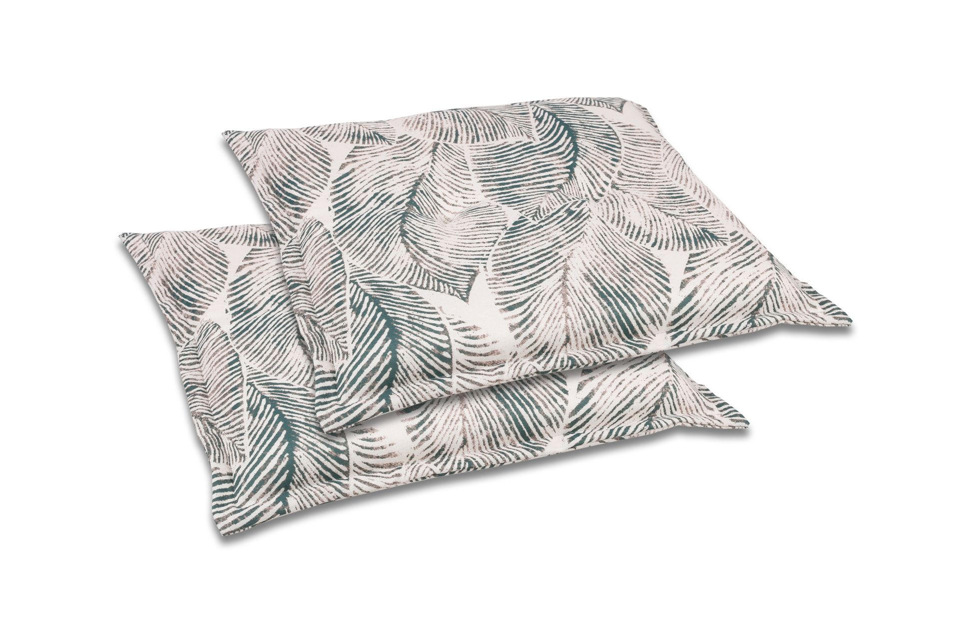 XXXLutz Gartensitzkissenset Grau, Beige 50x50 cm