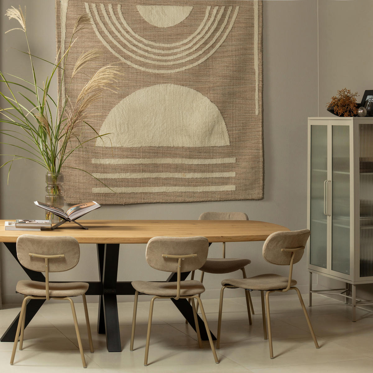 TISCHGESTELL in Metall   - Schwarz, MODERN, Metall (141/72/79cm) - Livetastic