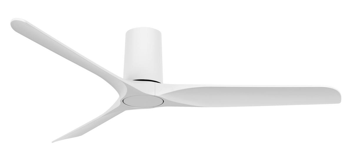 DECKENVENTILATOR - Weiß, Trend, Kunststoff (132cm) - P & B