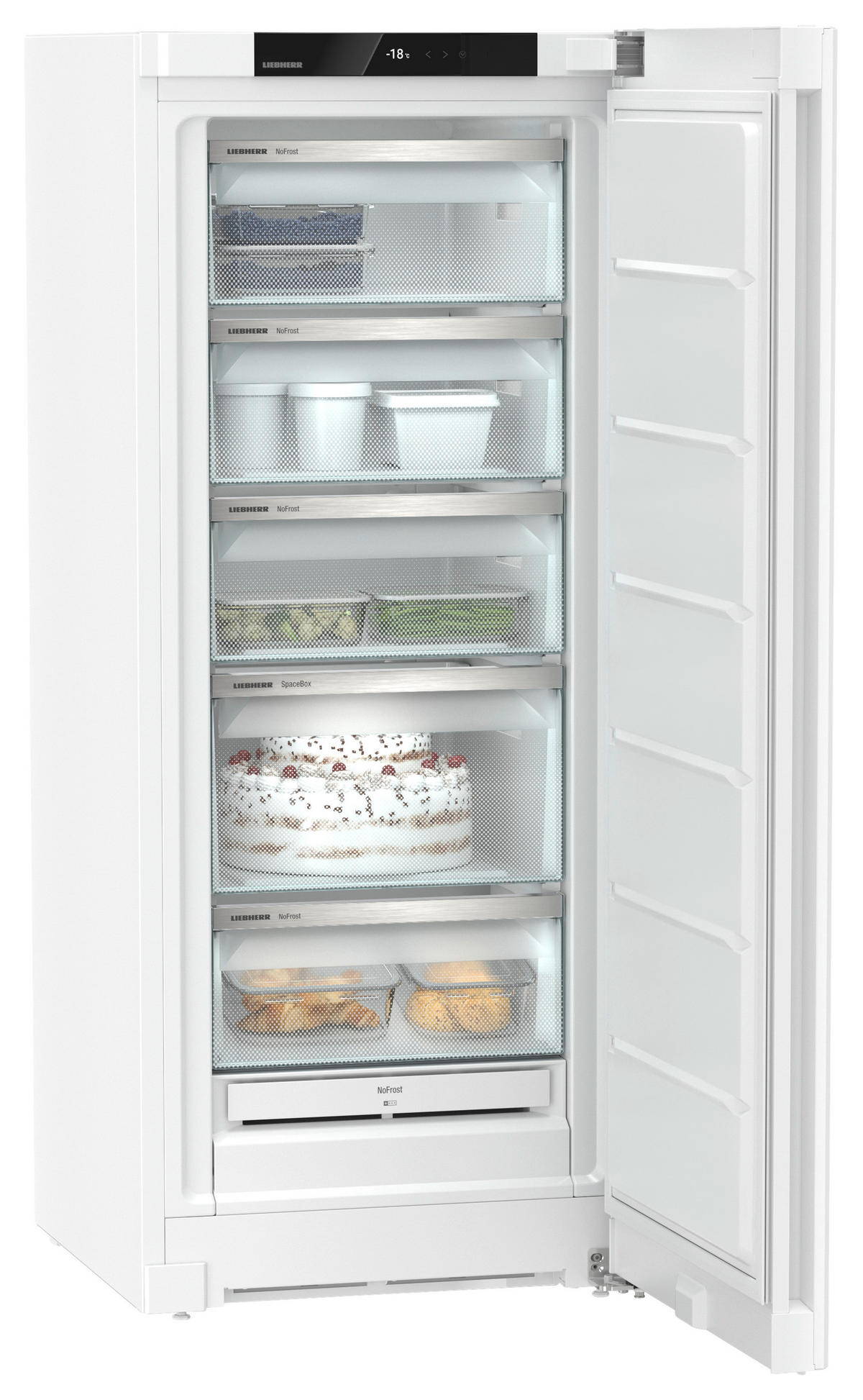 GEFRIERSCHRANK FND4625  - Weiß, Basics, Metall (59,7/145,5/67,5cm) - Liebherr