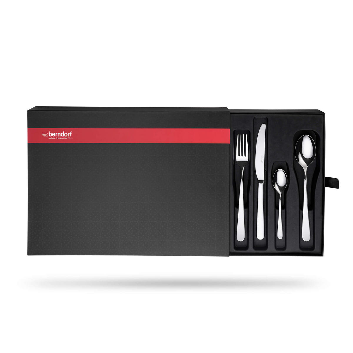 BESTECKSET 30-teilig Edelstahl  - MODERN, Metall - Berndorf