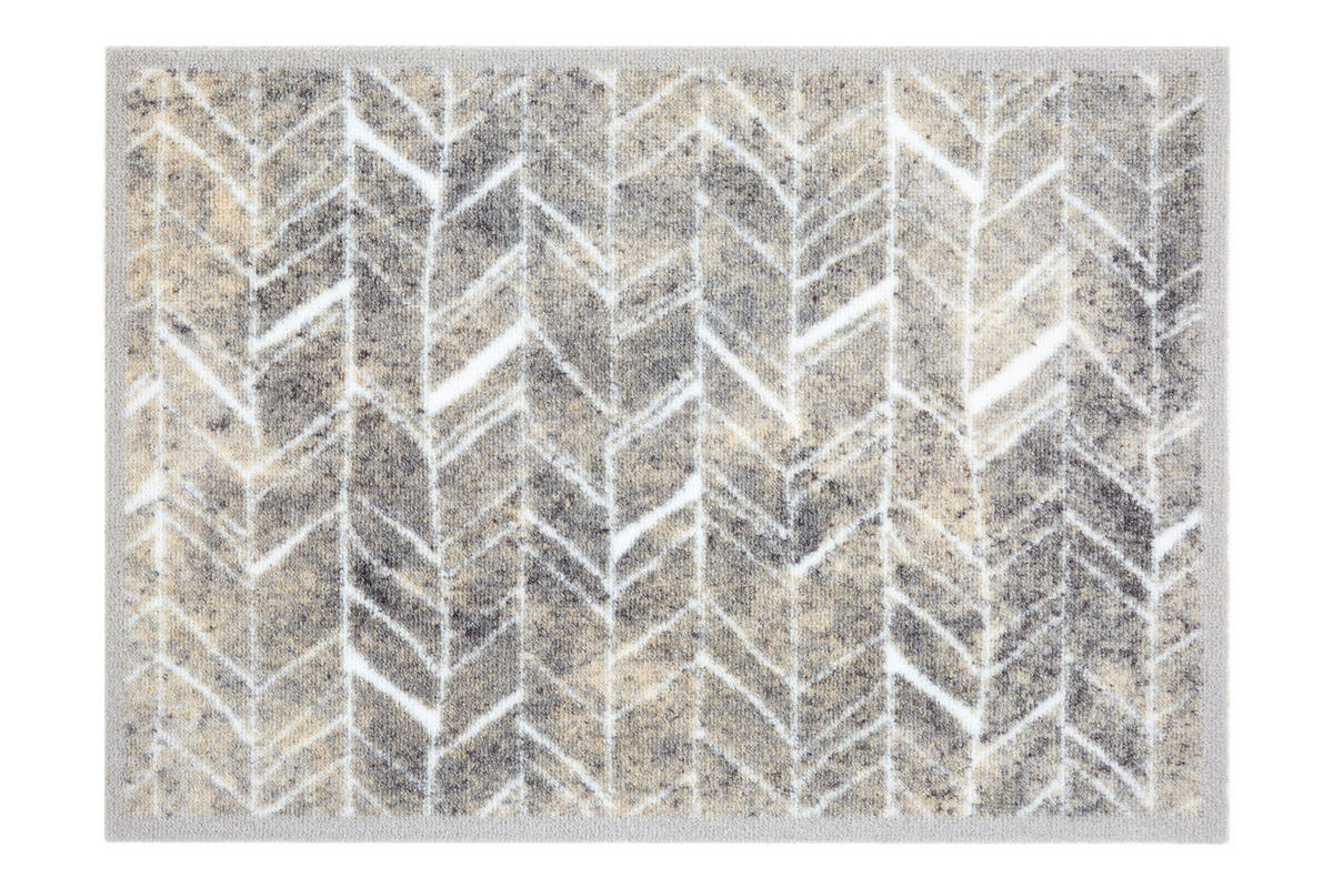 FUßMATTE  50/70 cm  Grau, Beige  - Beige/Grau, Design, Textil (50/70cm) - Esposa