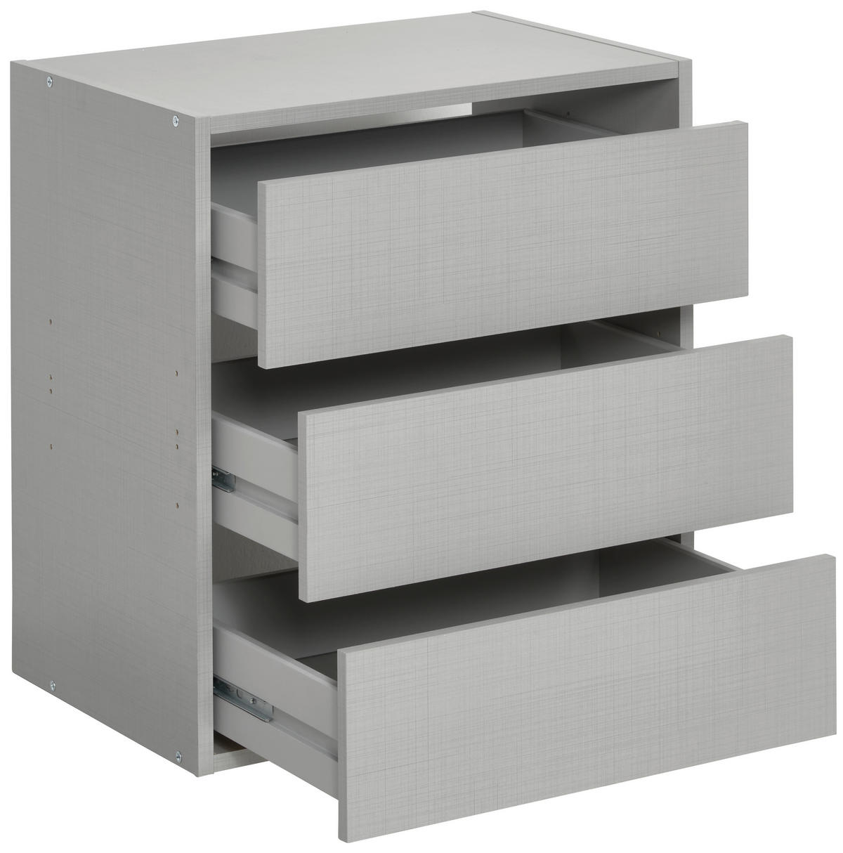 SCHUBKASTENEINSATZ 52/57/40 cm   - Grau, Modern, Holzwerkstoff (52/57/40cm) - MID.YOU