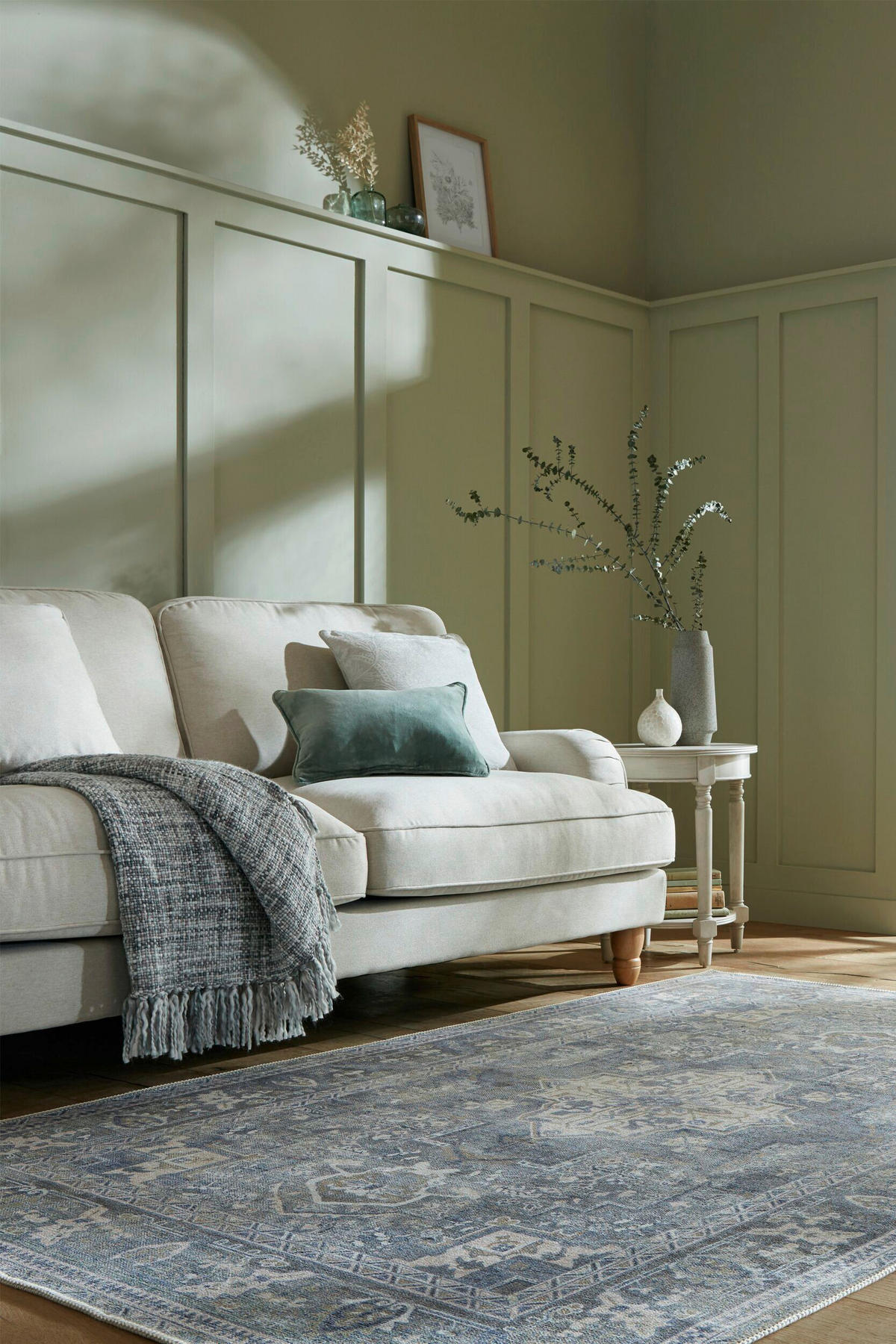 FLACHWEBETEPPICH 200/290 cm Hebden Washable Grün  - Grün, Basics, Textil (200/290cm) - Xora
