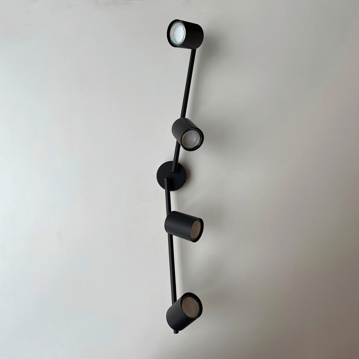 LED-DECKENLEUCHTE 4,0 W    79/8/13 cm  - Schwarz, Design, Metall (79/8/13cm) - Fischer & Honsel
