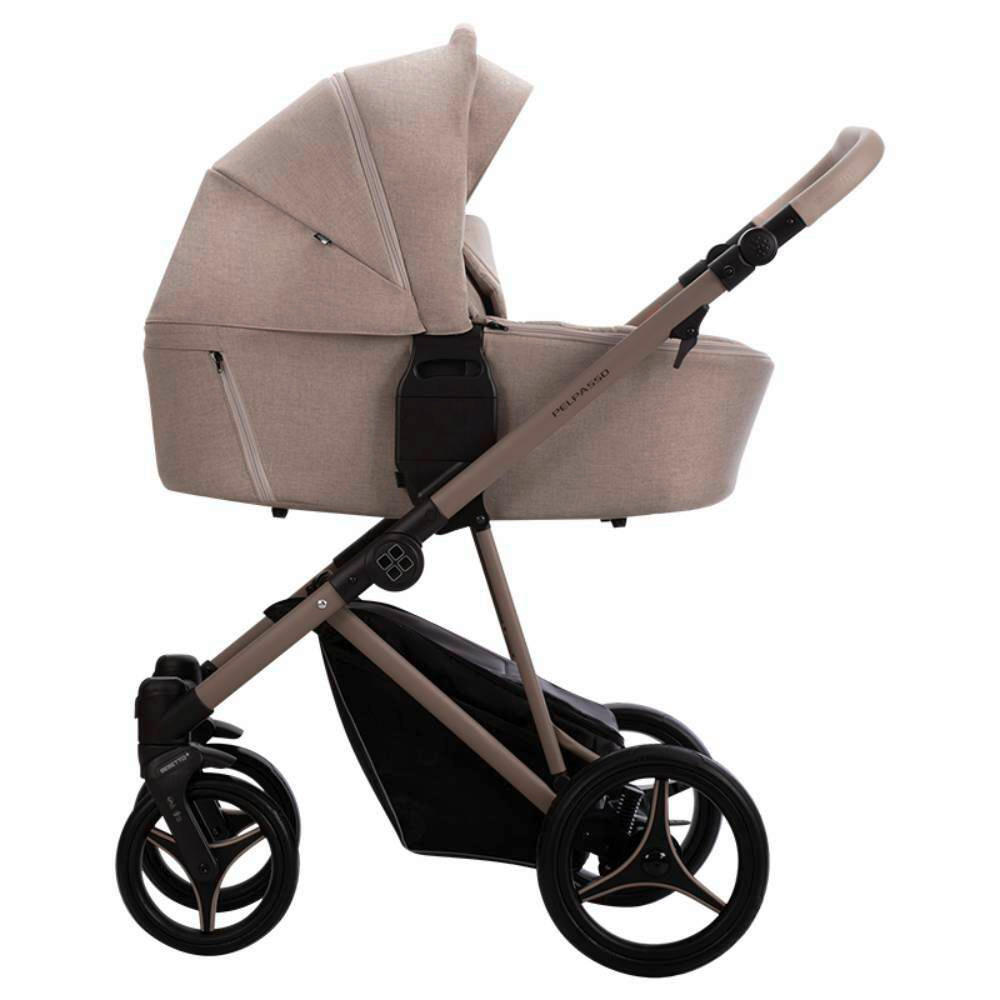 KOLICA ZA SPAVANJE   - bež, Basics, metal/tekstil (99/61/121cm) - BEBETTO