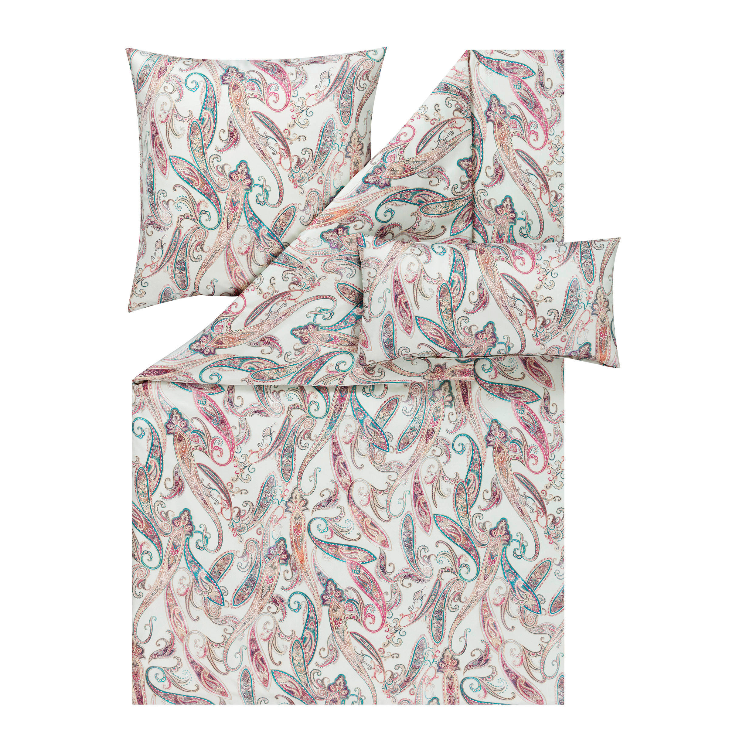 BETTWÄSCHE Atelier Makosatin 135/200 cm  - Multicolor, Design, Textil (135/200cm) - Estella