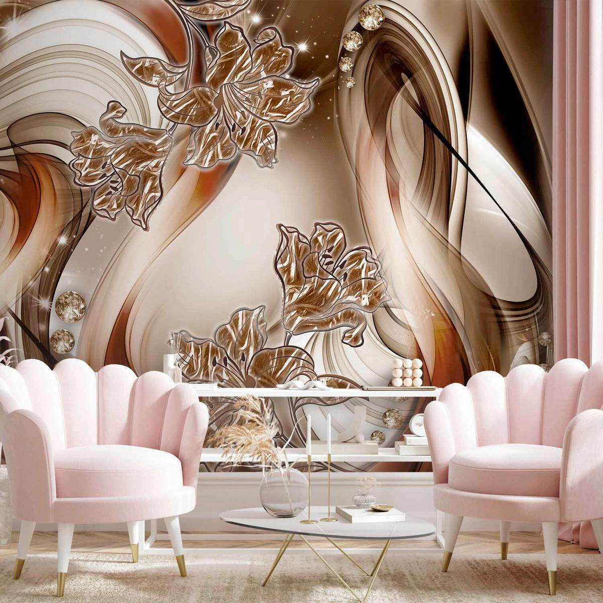 FOTOTAPET 100/70 cm  - beige/brun, Lifestyle, textil (100/70cm) - artgeist