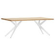 TISCHPLATTE      - Eichefarben, Design, Holz (220/100/4cm) - Landscape