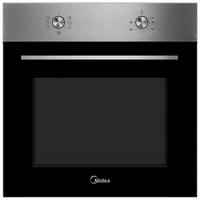 EINBAUBACKOFEN 65M40M0  - Edelstahlfarben/Schwarz, Basics, Metall (59.5/59.5/57.5cm) - Midea