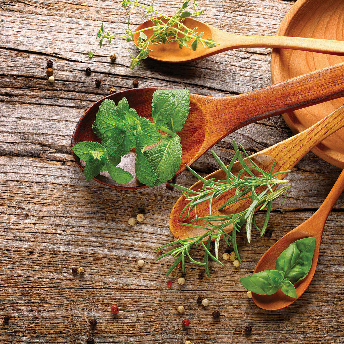 LEINWANDBILD Essen & Trinken 30/30 cm  - Multicolor, Basics, Holz/Papier (30/30cm) - Euroart