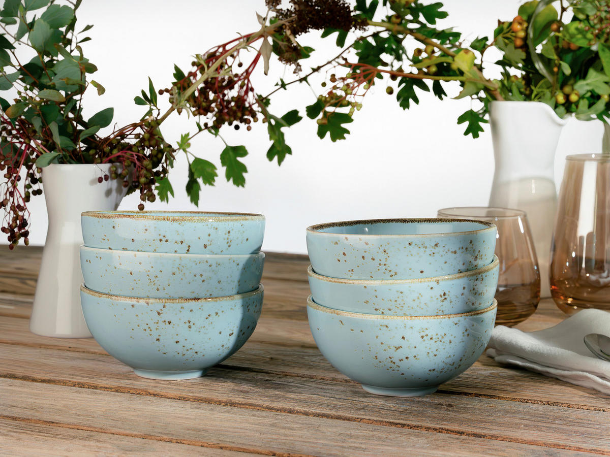 DIPSCHALENSET 11,5 cm  - Pastellblau, Trend, Keramik (11,5cm) - Creatable
