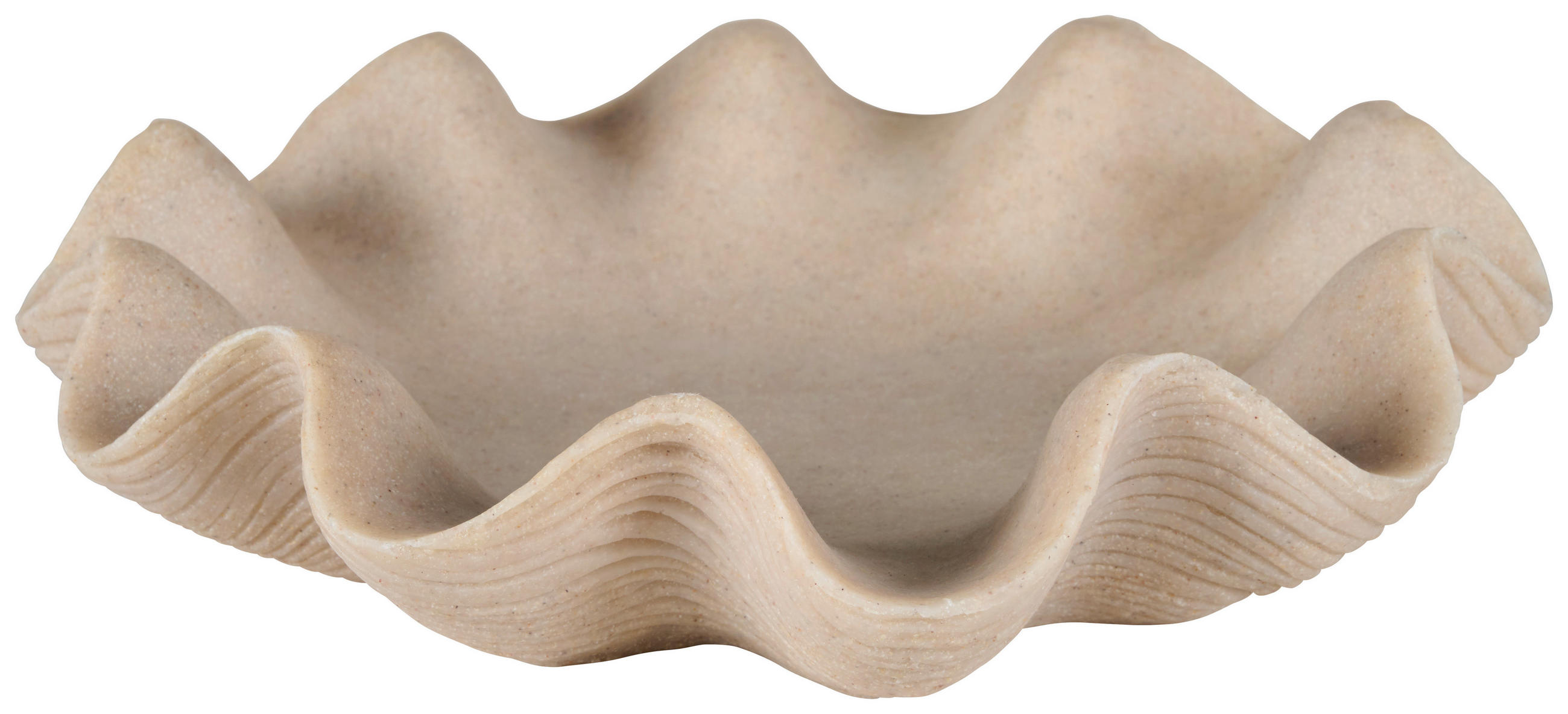 DÍSZTÁL - bézs, Design, műanyag (26/26/6,5cm) - Ambia Home