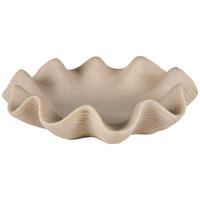 DÍSZTÁL - bézs, Design, műanyag (26/26/6,5cm) - Ambia Home