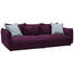 BIGSOFA in Textil Violett - Violett, Design, Textil (295/88/134cm) - Hom`in BIGSOFA in Textil Violett - Violett, Design, Textil (295/88/134cm) - Hom`in
